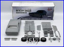 124 Model Kit For Mercury Cougar 1967 Unpainted Resin Kit With Clear Windows