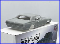 124 Model Kit For Mercury Cougar 1967 Unpainted Resin Kit With Clear Windows
