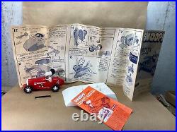 1970 Monogram Mattel Snoopy And His Bugatti Race Car Model Kit No. 6894