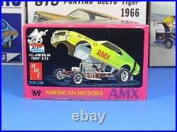 Amt# T294-200 1969 Amx Annual In Rare Pink Box Funny Car Or Stock Complete Nice