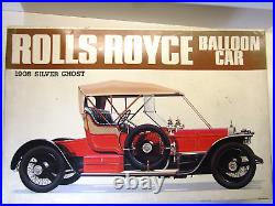 Bandai 116 Scale 1908 Rolls-Royce Silver Ghost Balloon Car Model Kit # 38046
