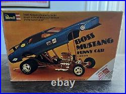 Boss Mustang Funny Car Kit, 1/25th Scale Model Kit By AMT