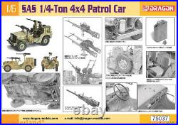 DRAGON 75037 1/6 WWII SAS 1/4-Ton 4x4 Patrol Car Model Kit
