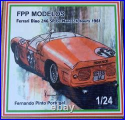 Ferrari Dino 246SP Le Mans 1961 car #23 1/24 scale FPPM unassembled model kit