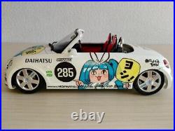 JDM Anime Painted Car ITASHA NIPAKO DAIHATSU COPEN Assembled Model Kit 124