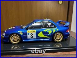 JDM Legend Car Model SUBARU IMPREZA WRX STI 1998 WRC Custom 124 Assembled Kit