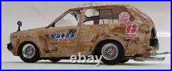 JDM Nostalgic Car SUZUKI ALTO Rusty Milk Delivery Car Assembled Model Kit 124