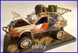 JDM Vintage Car NISSAN BLUEBIRD SSS-R Lift Up Rally Car Assembled Model Kit 124