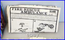 Jo-Han Fire Rescue Ambulance 1/25 Scale Car USA Model Kit GC-500, New Open Box