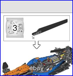LEGO 42141 Technic McLaren Formula 1 2022 Race Car Model Kit ONE MISSING PIECE