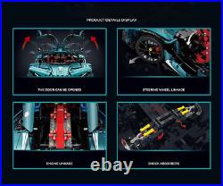 LIKE CADA Technic Apollo IE, Race Car Model Building Kit, 18 Scale