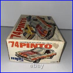 MPC 74 PINTO Car Model Kit open box as pictured Some Sealed parts