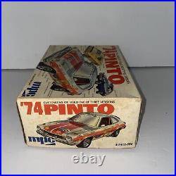 MPC 74 PINTO Car Model Kit open box as pictured Some Sealed parts