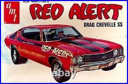 NO BOX Chevrolet Chevelle Red Alert Drag Car Model Kit 1/25th Scale AMT