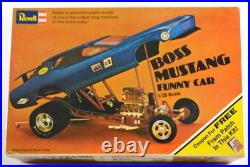 Original Revell Boss Mustang Funny Car F/C Drag Model Kit #H-1209 UNBUILT