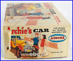 Rare Vintage 1969 Aurora 125 Scale Archie's Car Model Kit (For Parts) 582-200
