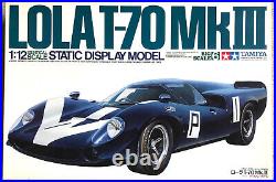TAMIYA 1/12 LOLA T-70 MkIII Can-Am Racing Car Plastic Model Kit Big Scale Series