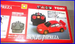 Tomy SUBARU IMPREZA TOMITECH AERO RC CAR Model Kit Red 124 from Japan Rare New