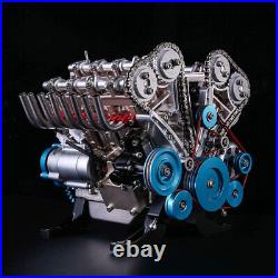 V8 Toy Engine Model Kit Build Your Own V8 Engine Full Metal Assembly Kit