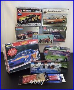 Vintage AMT / Revell Model Kit Lot 57 Corvette & Chevy, Camaro Etc. Read