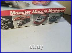 Vintage Revell Monster Muscle Machines 3 In 1 Model Kit Opened/ Complete
